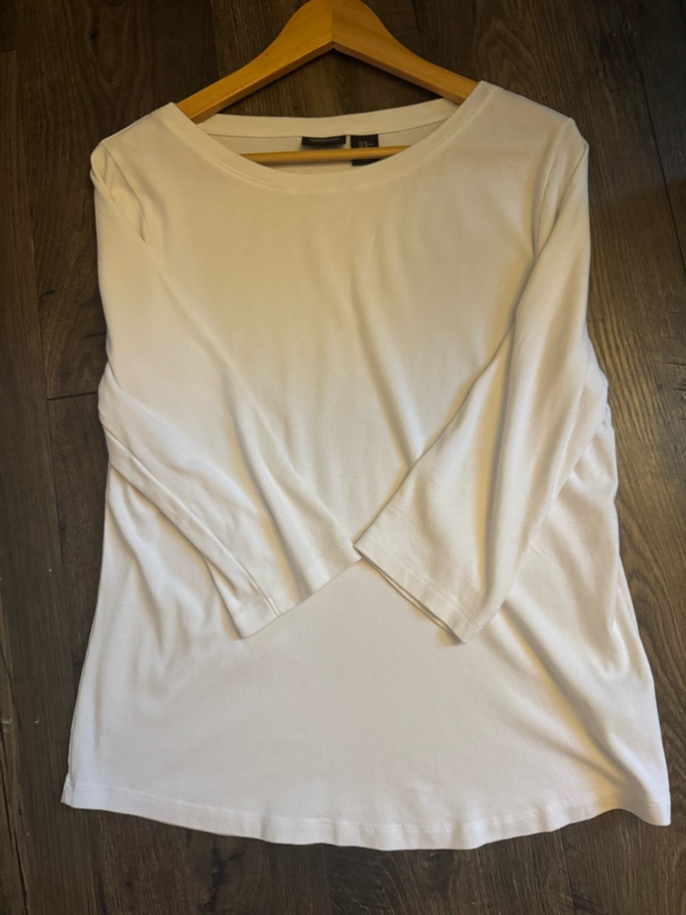 Jones New York White Top 3/4 Sleeve Classic Wardrobe Staple Size XL - Picture 5 of 8